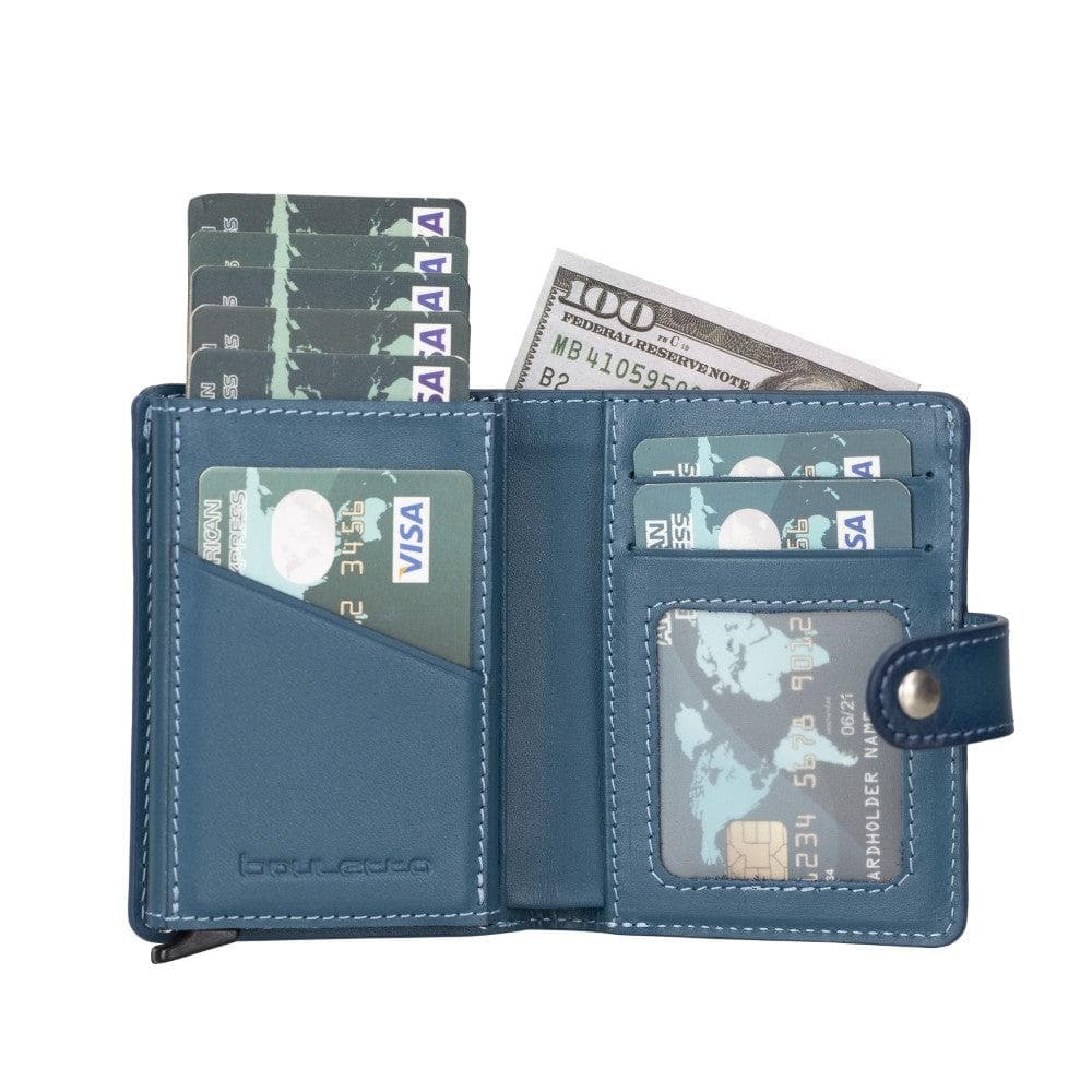 Bouletta Palermo Leather Zip Mechanical Card Holder