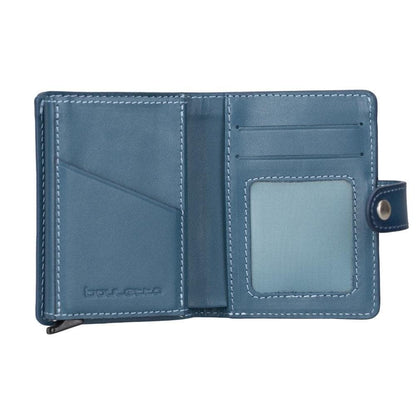 Bouletta Palermo Leather Zip Mechanical Card Holder