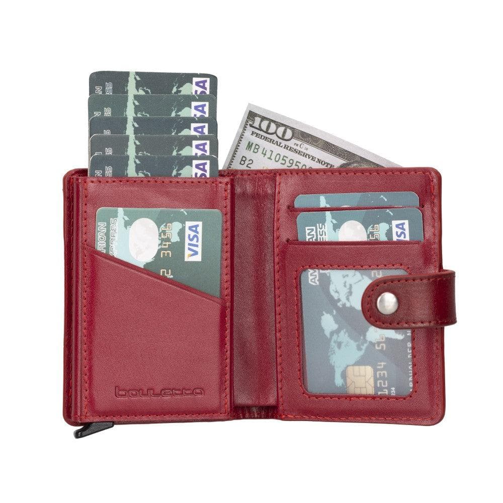 Bouletta Palermo Leather Zip Mechanical Card Holder