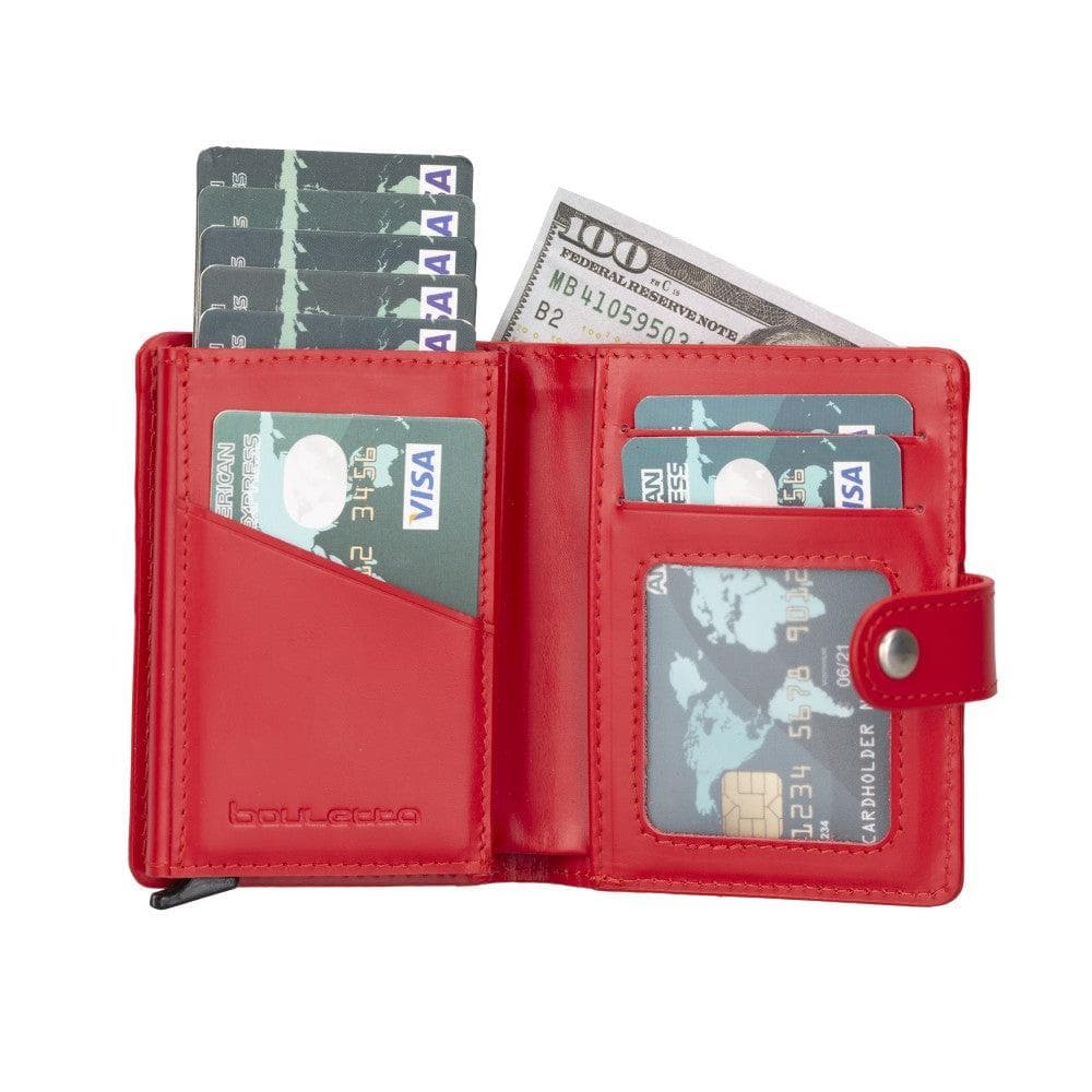 Bouletta Palermo Leather Zip Mechanical Card Holder