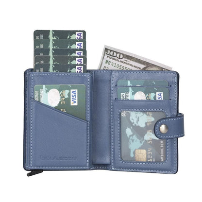 Bouletta Palermo Leather Zip Mechanical Card Holder