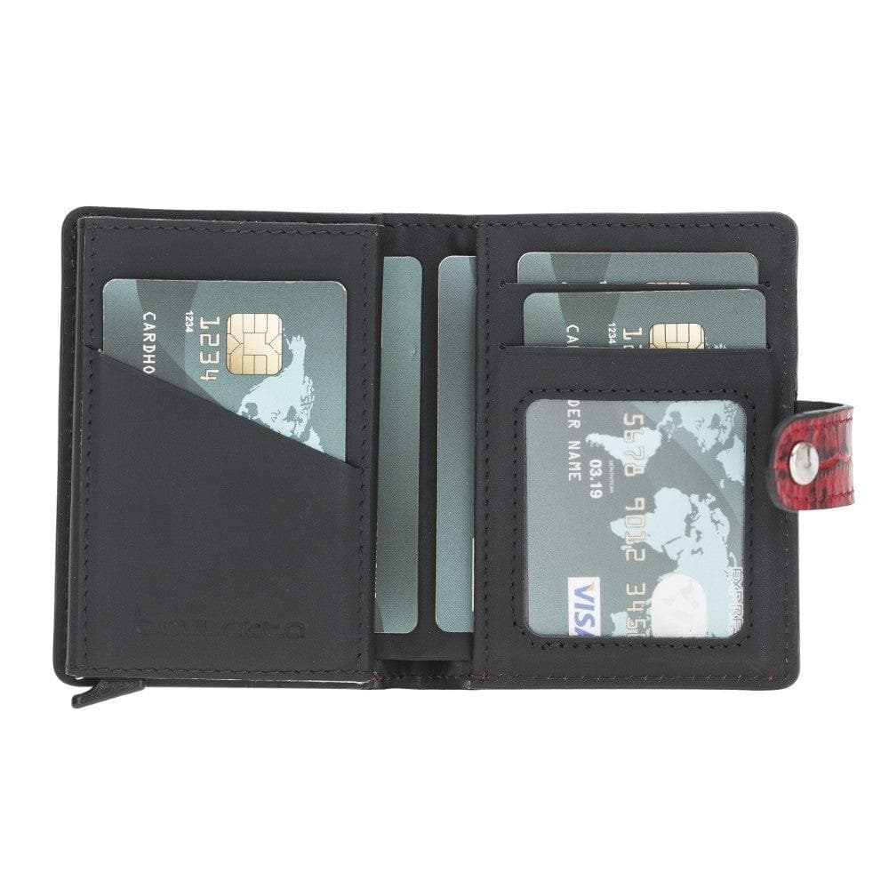 Bouletta Palermo Leather Zip Mechanical Card Holder