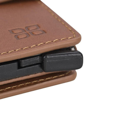 Bouletta Palermo Leather Zip Mechanical Card Holder