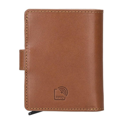 Bouletta Palermo Leather Zip Mechanical Card Holder