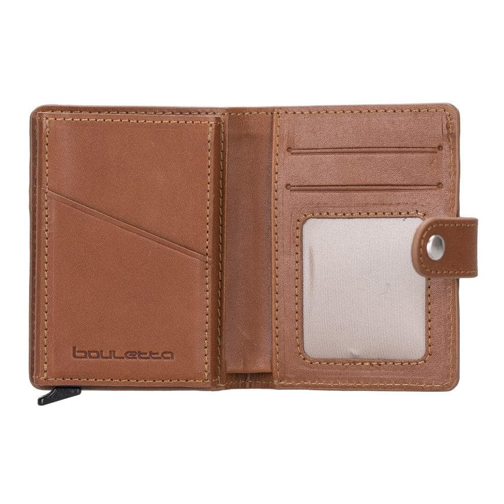 Bouletta Palermo Leather Zip Mechanical Card Holder