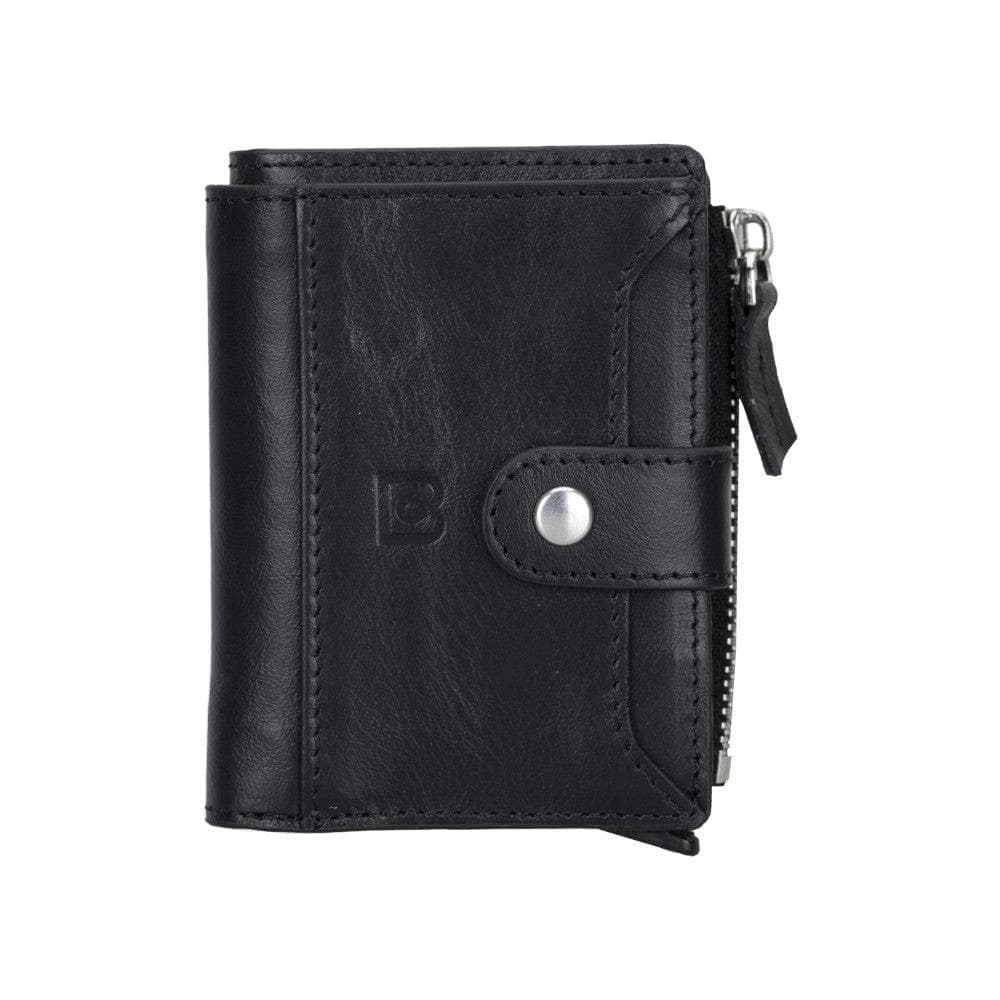 Bouletta Palermo Leather Zip Mechanical Card Holder