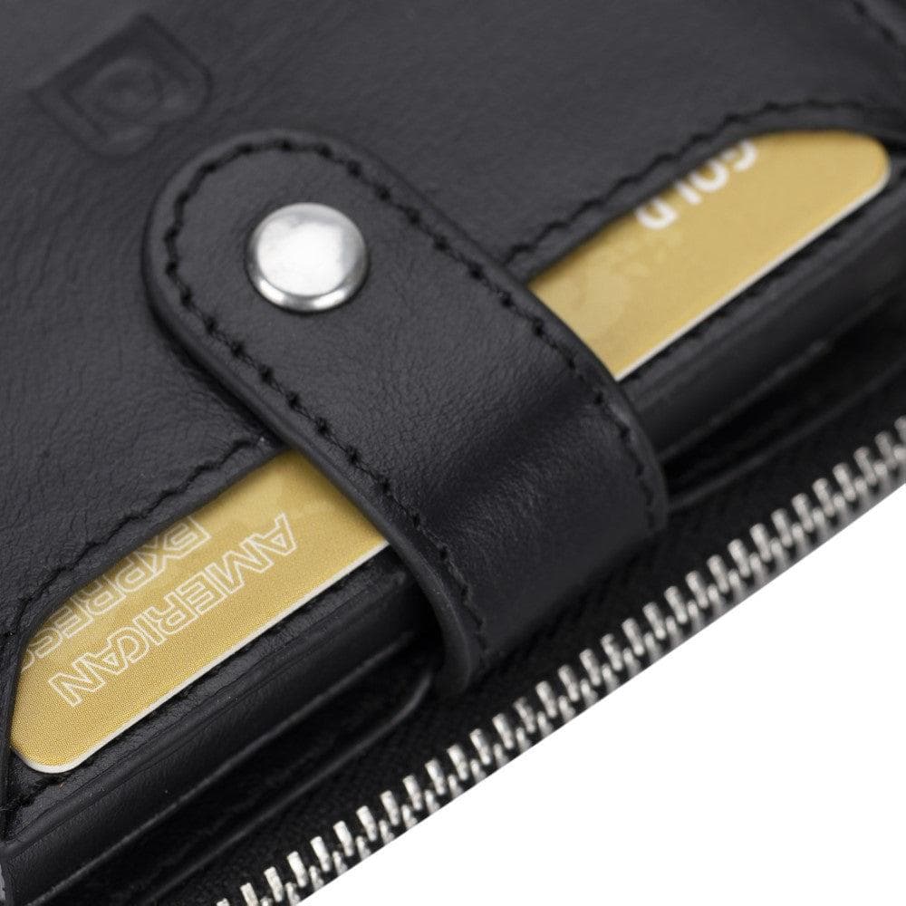 Bouletta Palermo Leather Zip Mechanical Card Holder