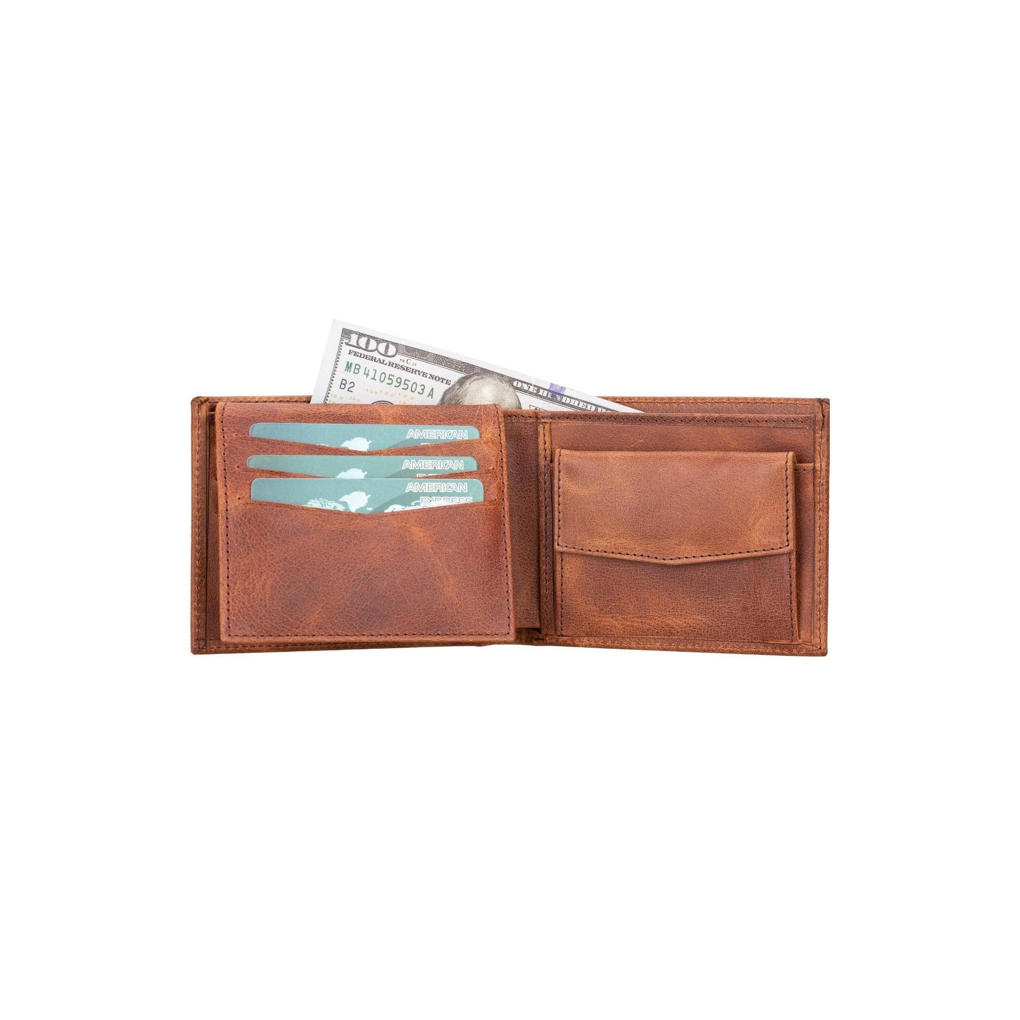 Bayelon Passat Genuine Leather Wallet Brown