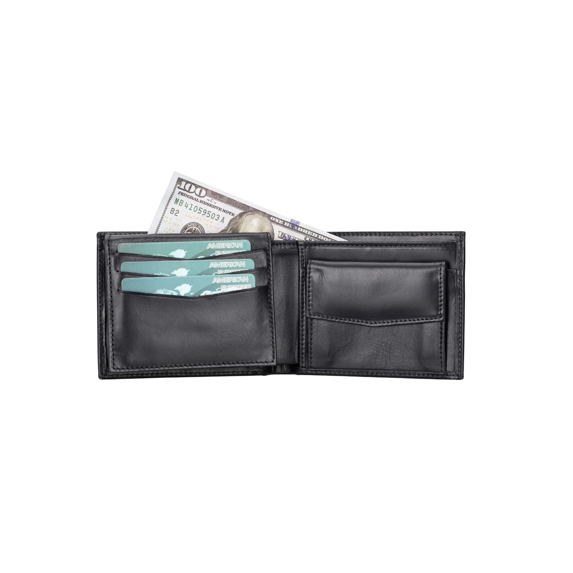 Bayelon Passat Genuine Leather Wallet Black