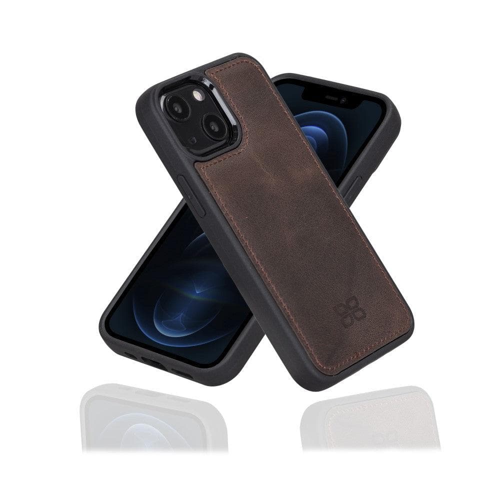 Bouletta Flex Cover Leather iPhone 13 Mini Case Brown