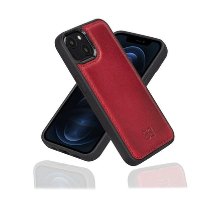 Bouletta Flex Cover Leather iPhone 13 Case Red