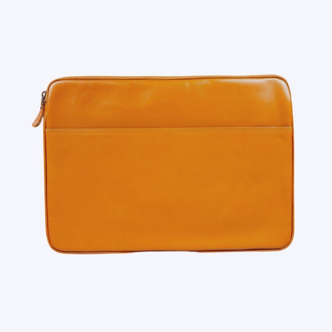 Bayelon Awe Leather Laptop & Tablet Sleeve Sandy Tan