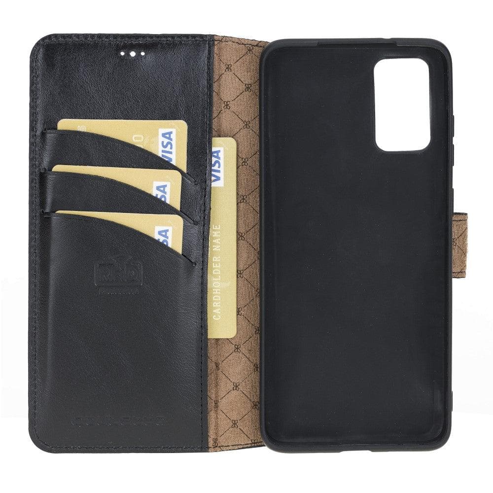 Bouletta Wallet Case Samsung Galaxy S20 Series Non-Detachable Leather Wallet Case - WC Black