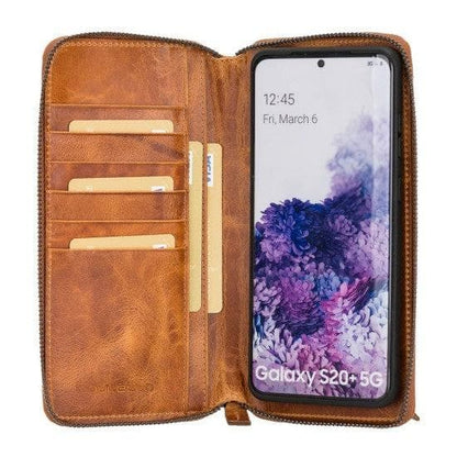 Bouletta Pouch Magic Wallet Samsung Galaxy S20 Series Detachable and Zipper Leather Wallet Case - PMW