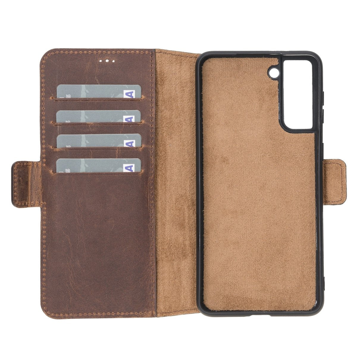 Bayelon Samsung Galaxy S21 Plus Leather Flip Cover Wallet Case #color_