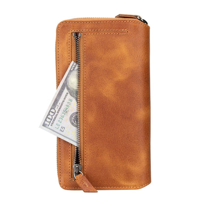 Bouletta Pouch Magic Wallet Samsung Galaxy S23 Series Detachable and Zipper Leather Wallet Case - PMW