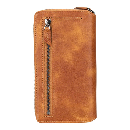 Bouletta Pouch Magic Wallet Samsung Galaxy S24 Ultra Detachable and Zipper Leather Wallet Case - PMW