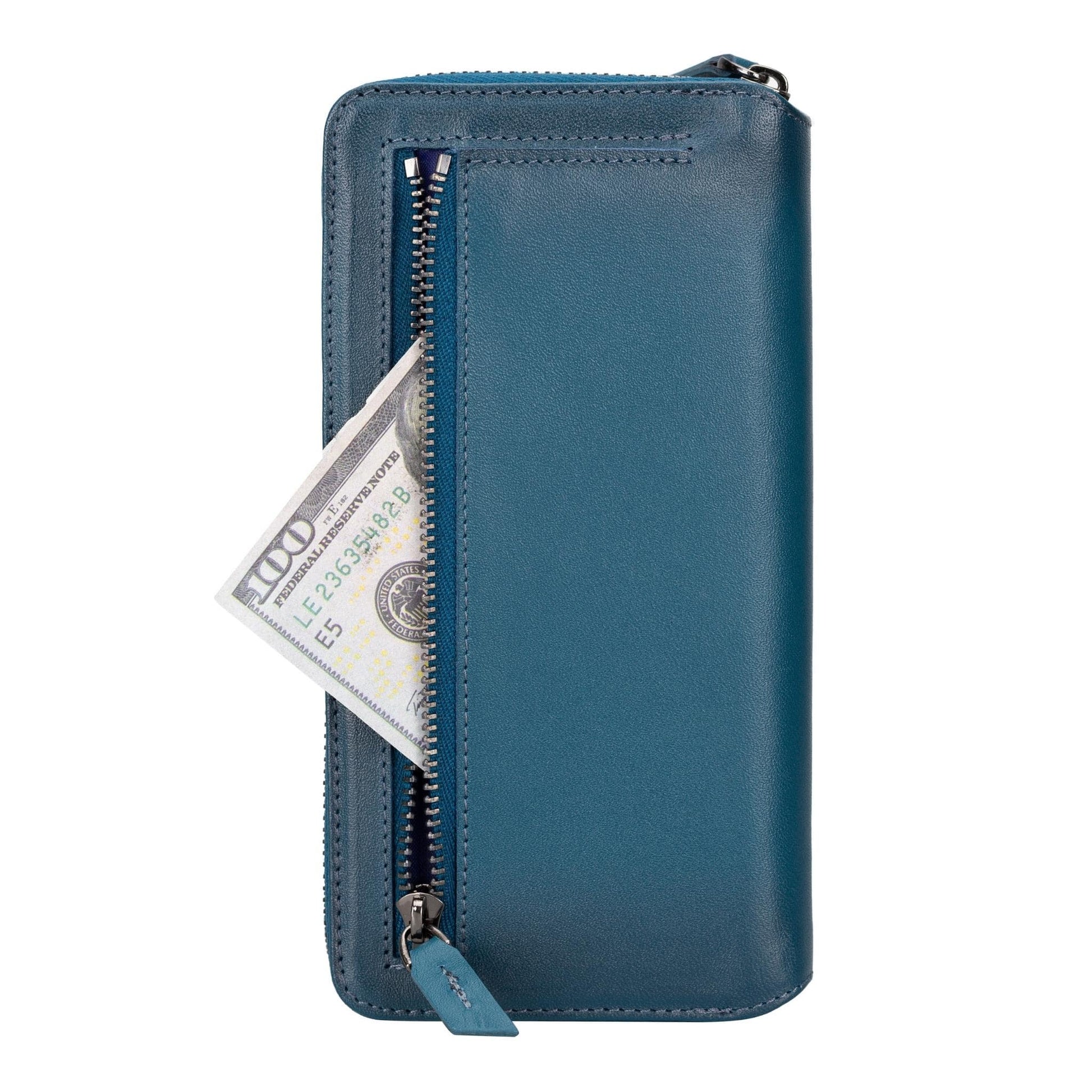 Bouletta Pouch Magic Wallet Samsung Galaxy S24 Ultra Detachable and Zipper Leather Wallet Case - PMW