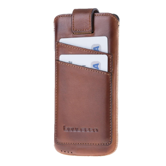 Bouletta Premium Leather Multicase for Samsung Galaxy S24, S23, S22, S21, S20, S10, Note 20, Note 10 Tan