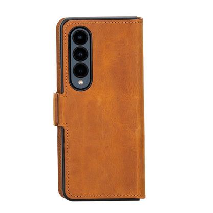 Bayelon Samsung Galaxy Z Fold 4 Leather Wallet Case #color_