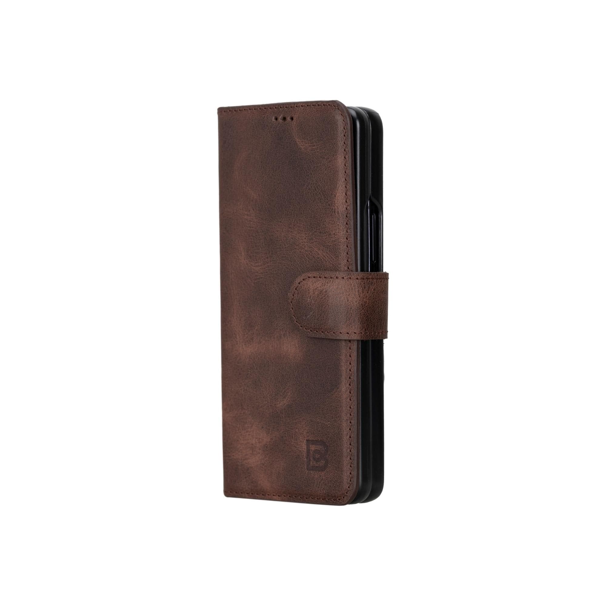 Bayelon Samsung Galaxy Z Fold 5 Leather Folio Wallet Case