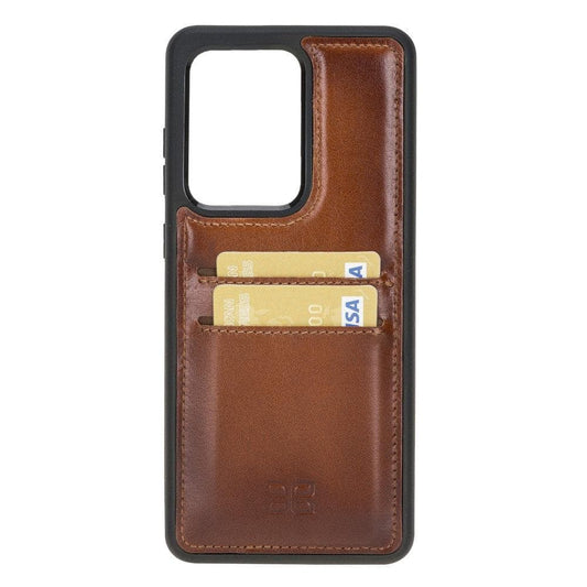 Bouletta Flex Cover Leather Case for Samsung Galaxy S20 with Card Holder Tan