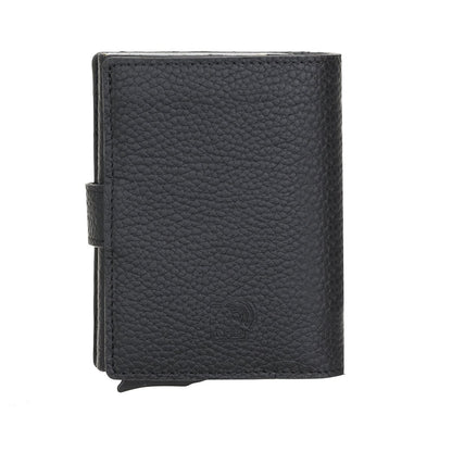 Bayelon Smart Leather Wallet & Mechanical Card Holder with RFID #color_