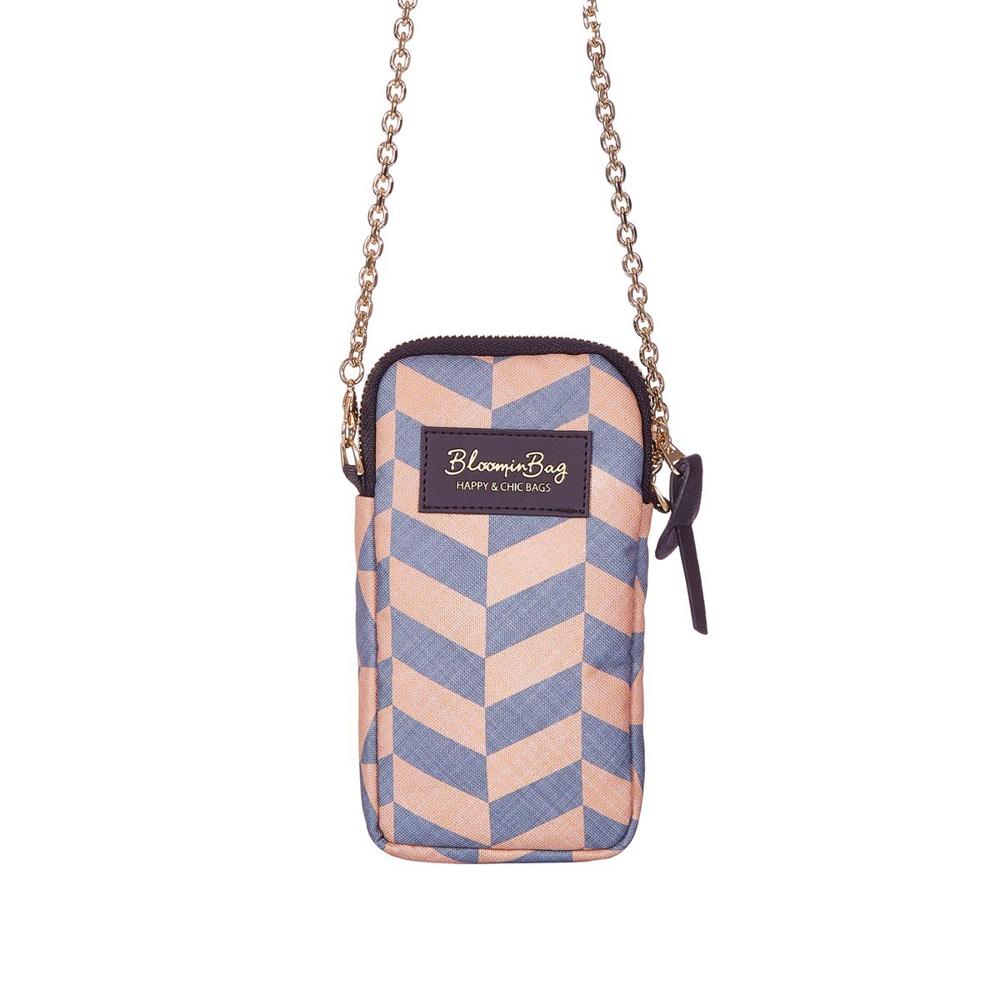 BloominBag Smokey Chevron Cell Phone Crossbody Bag Default Title