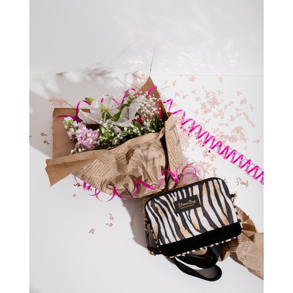 BloominBag Stripy Tricky Crossbody Bag