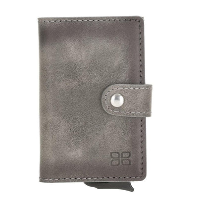 Bouletta Terry Coin Leather Mechanical Card Holder