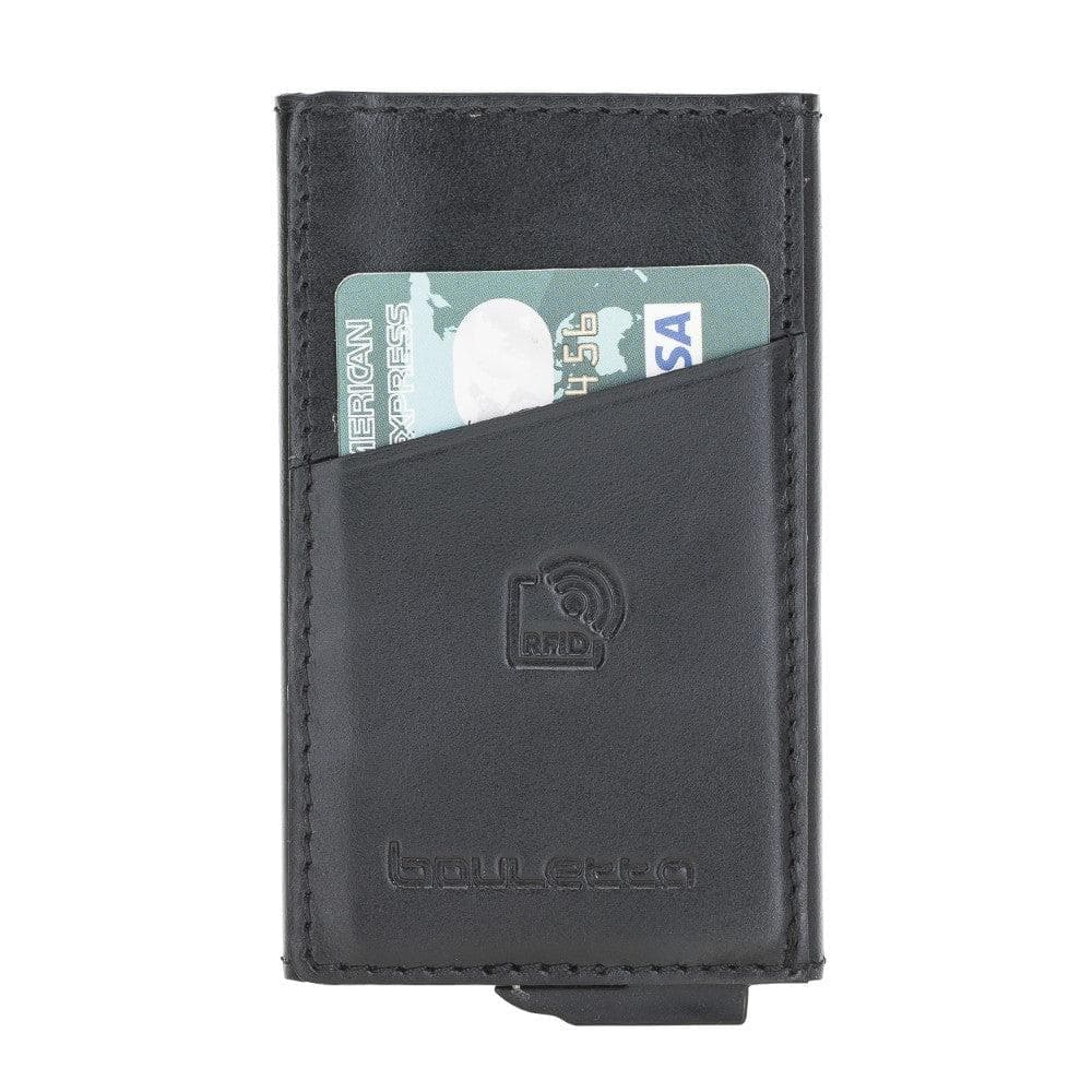 Bouletta Torres Leather Mechanical Card Holder