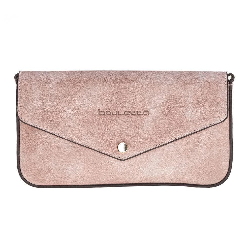 Bouletta Tria Leather Women Clutch Bag Bisque