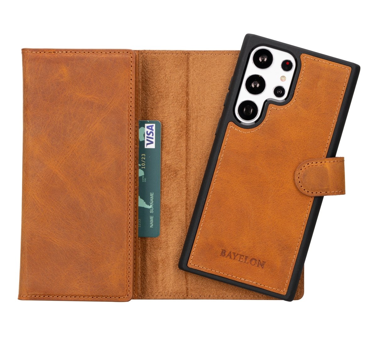 Bayelon Trifold Leather Wallet Case #color_