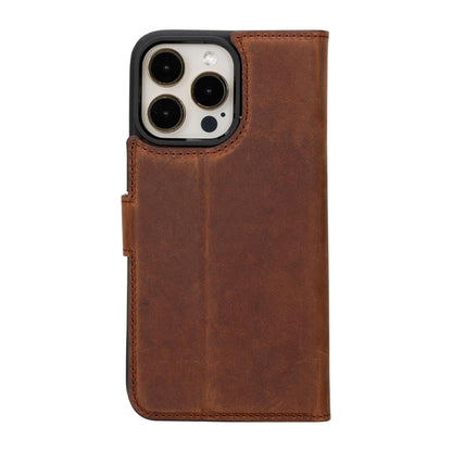 Bouletta Magic iPhone 15 Series Detachable Leather Wallet Case - MW