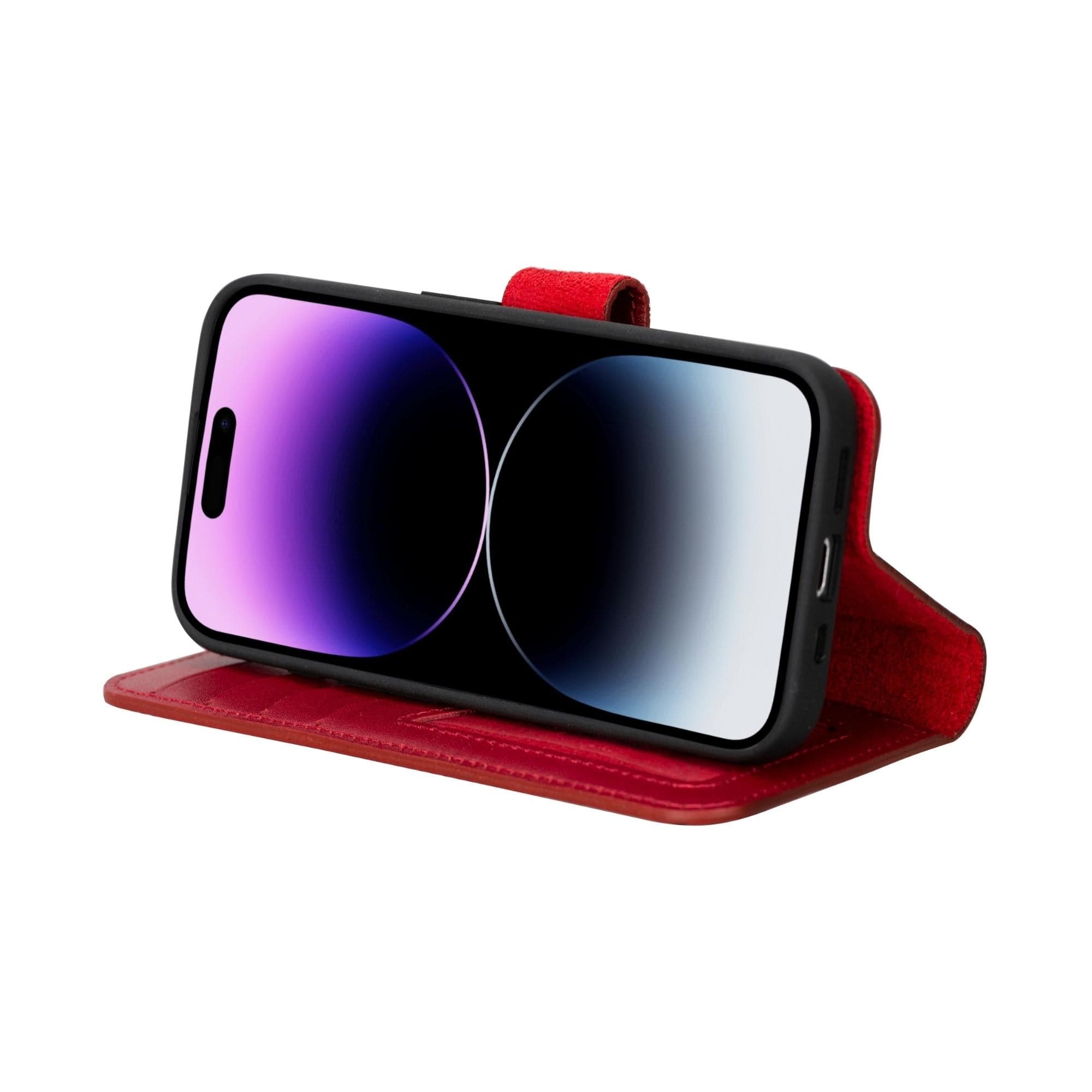 Bayelon Magic iPhone 15 Series Leather Wallet Case - MW