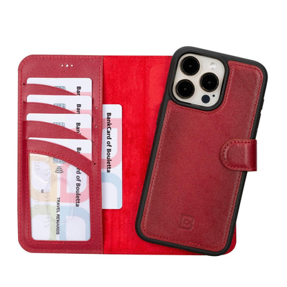 Bouletta Magic iPhone 15 Series Detachable Leather Wallet Case - MW