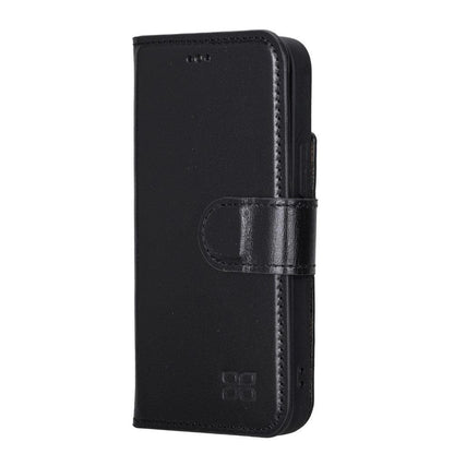 Bouletta Wallet Case Series Non-Detachable Leather Wallet Case - WC Black