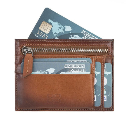 Bouletta Zip Leather Card Holder