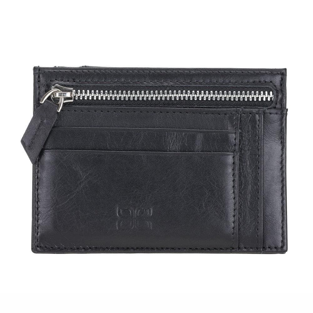 Bouletta Bouletta Zip Leather Card Holder Black