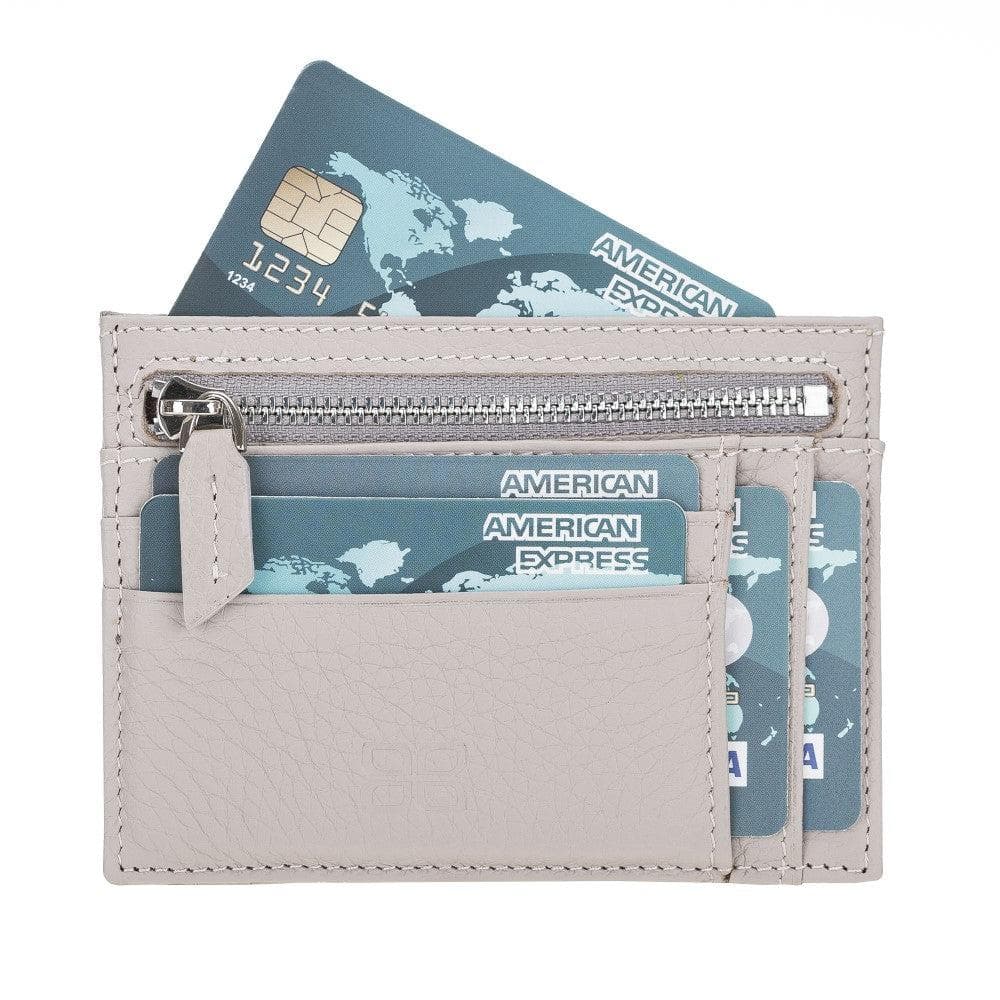 Bayelon Bayelon Zip Leather Card Holder