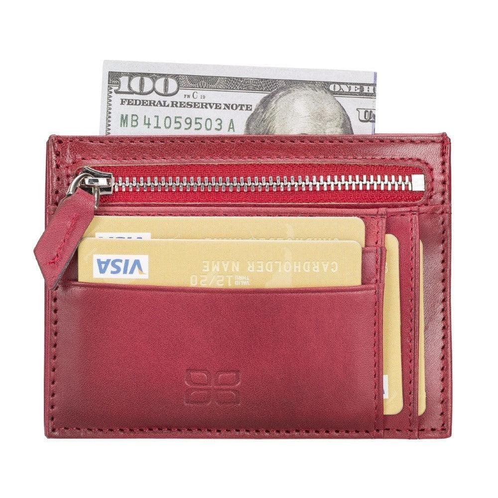 Bayelon Bayelon Zip Leather Card Holder