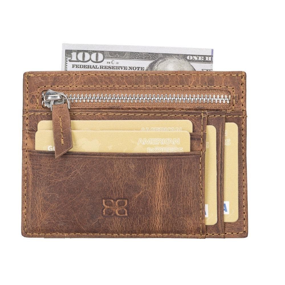 Bayelon Bayelon Zip Leather Card Holder