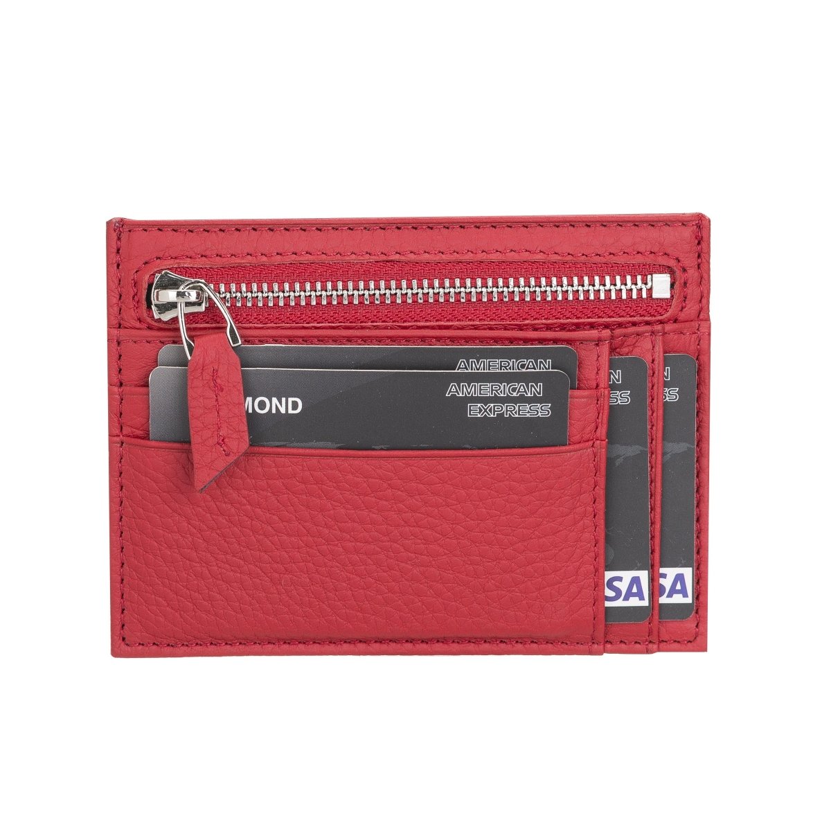 Bayelon Zip Slim Full Grain Leather Wallet & Card Holder #color_