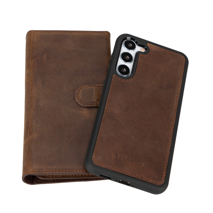 Samsung Galaxy S23 / S23 Plus / S23 Ultra Trifold Leather Wallet Case Bayelon