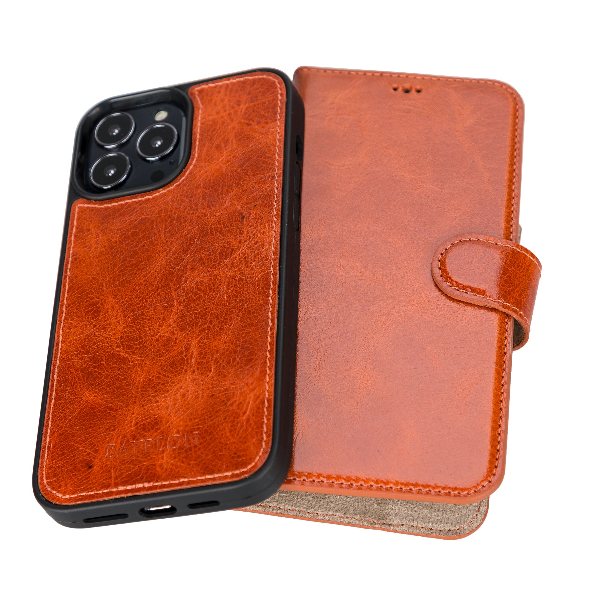 Bayelon iPhone 13 Pro Max Leather Detachable Wallet Case #color_