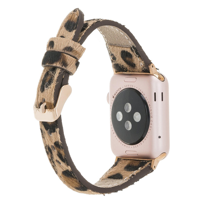 Apple iWatch Handcrafted Full Grain Leather Slim Watch Strap Bayelon