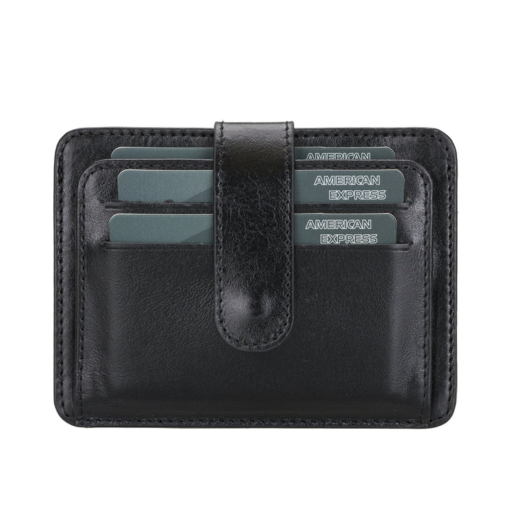 BLW Minimalist Smart Handcrafted Full Grain Leather Wallet & Card Holder Bayelon