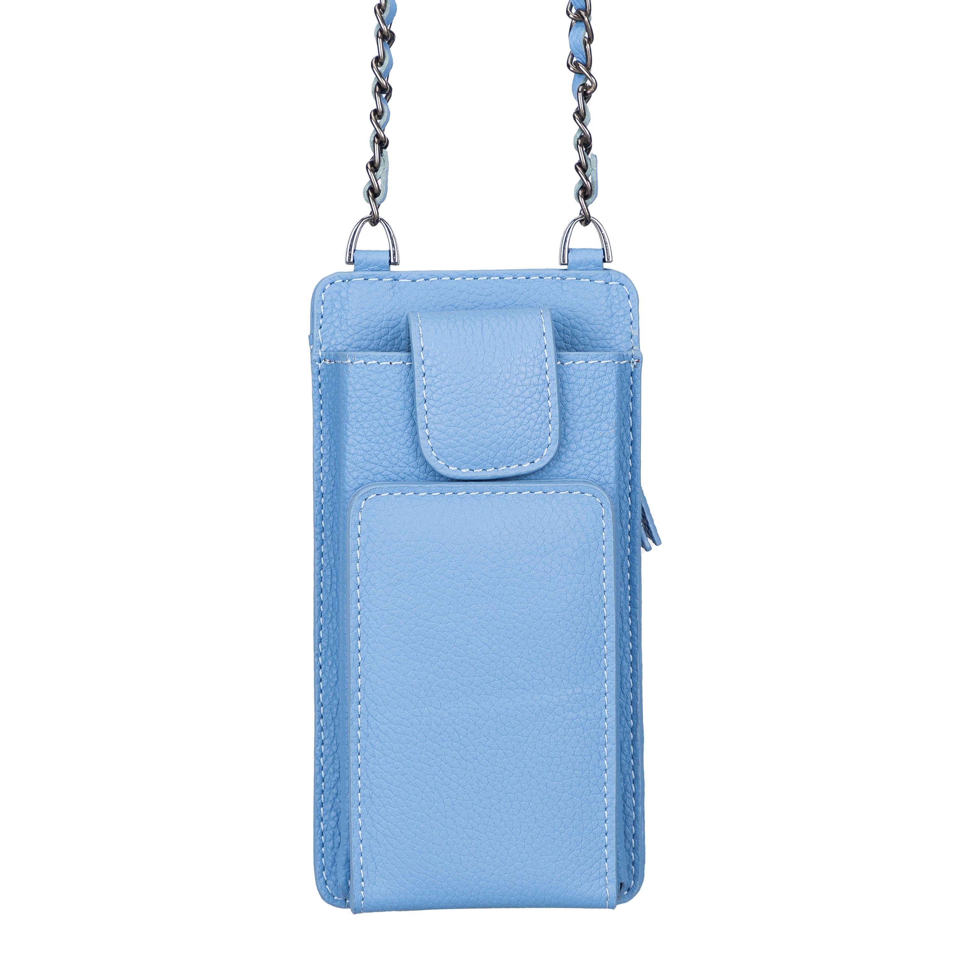 Shoulder Strap Leather Wallet case iPhone 13 Pro Samsung S22 – Bayelon