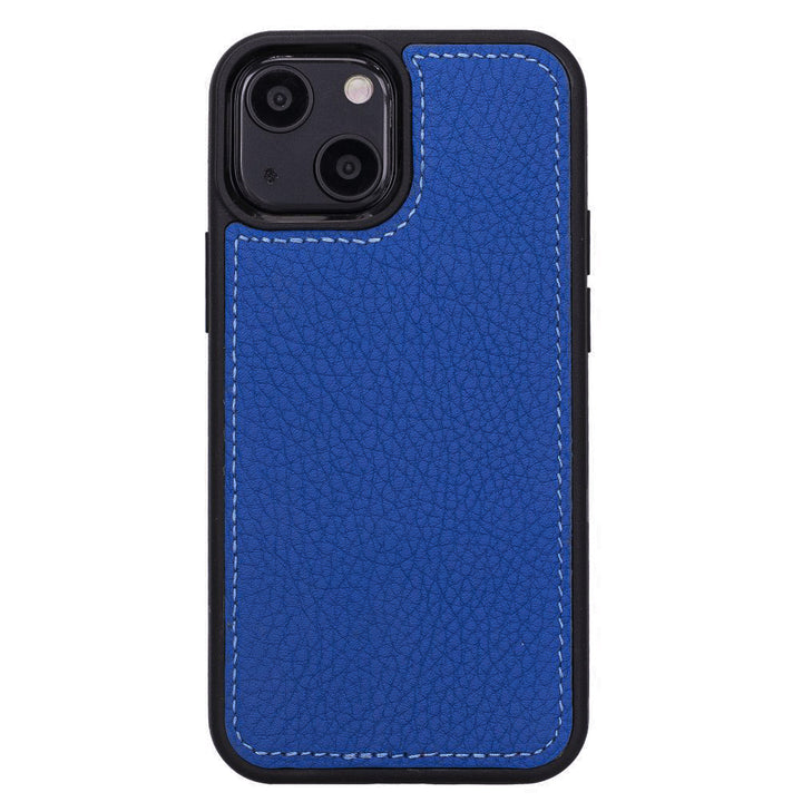 Personalized iPhone 13 Mini Compatible Detachable Full Grain Leather Wallet Case with Kickstand Feature Bayelon