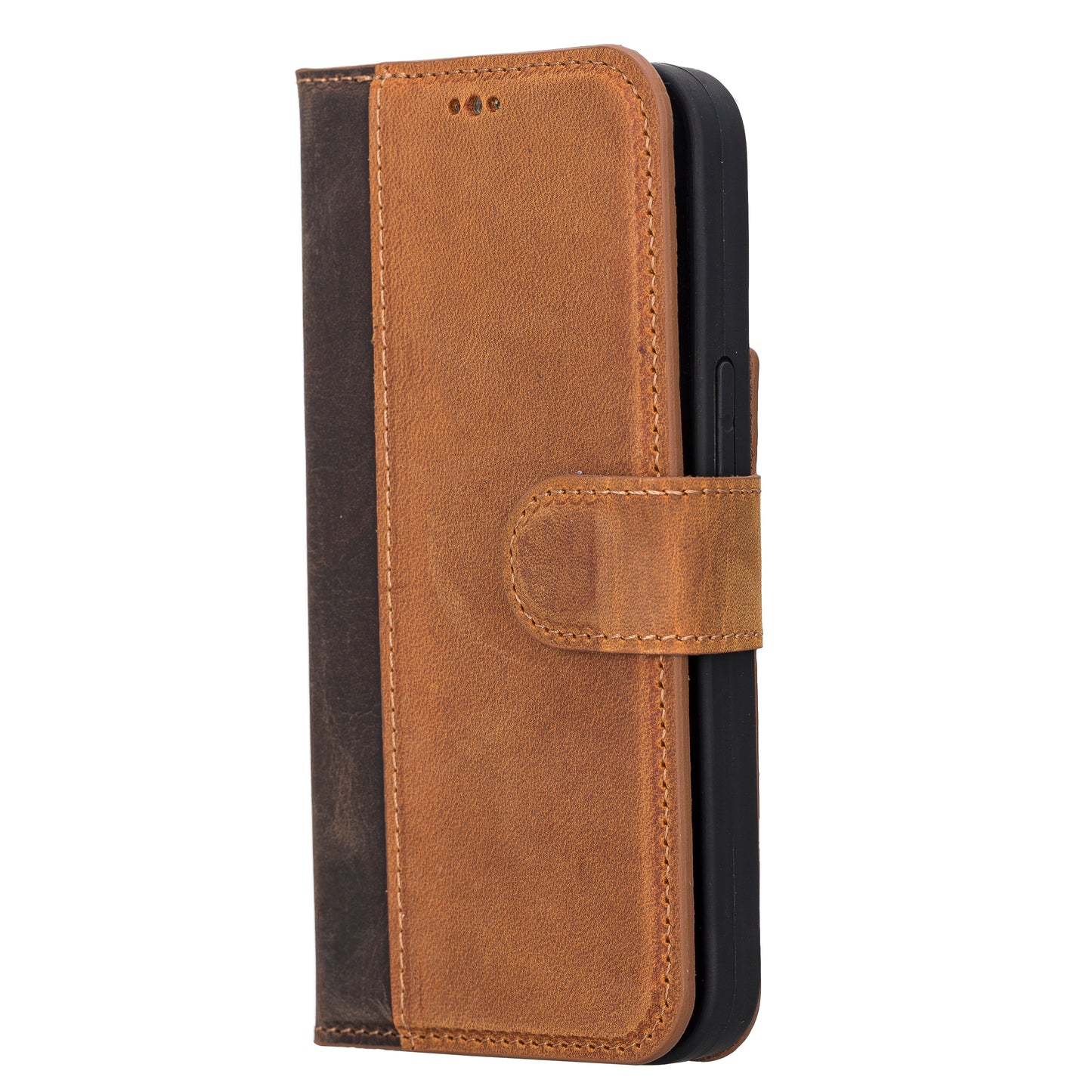 Bayelon iPhone 13 Pro Leather Wallet Case with Kickstand #color_